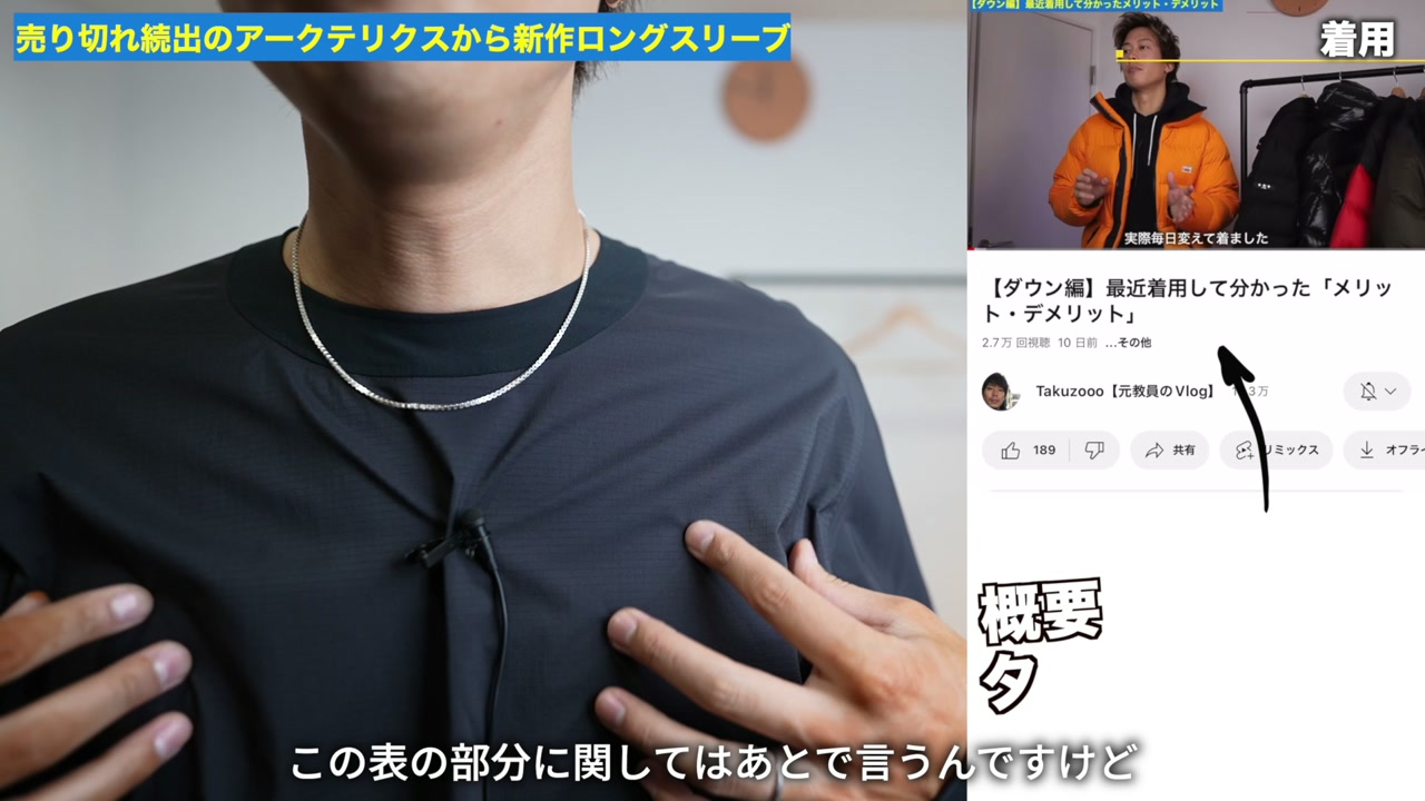 フォーマット ロングスリーブシャツのシームテープと生地の裏側
