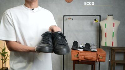 Onゴアテックスモデルをたくぞーがジャケットコーデで着用しているカット
