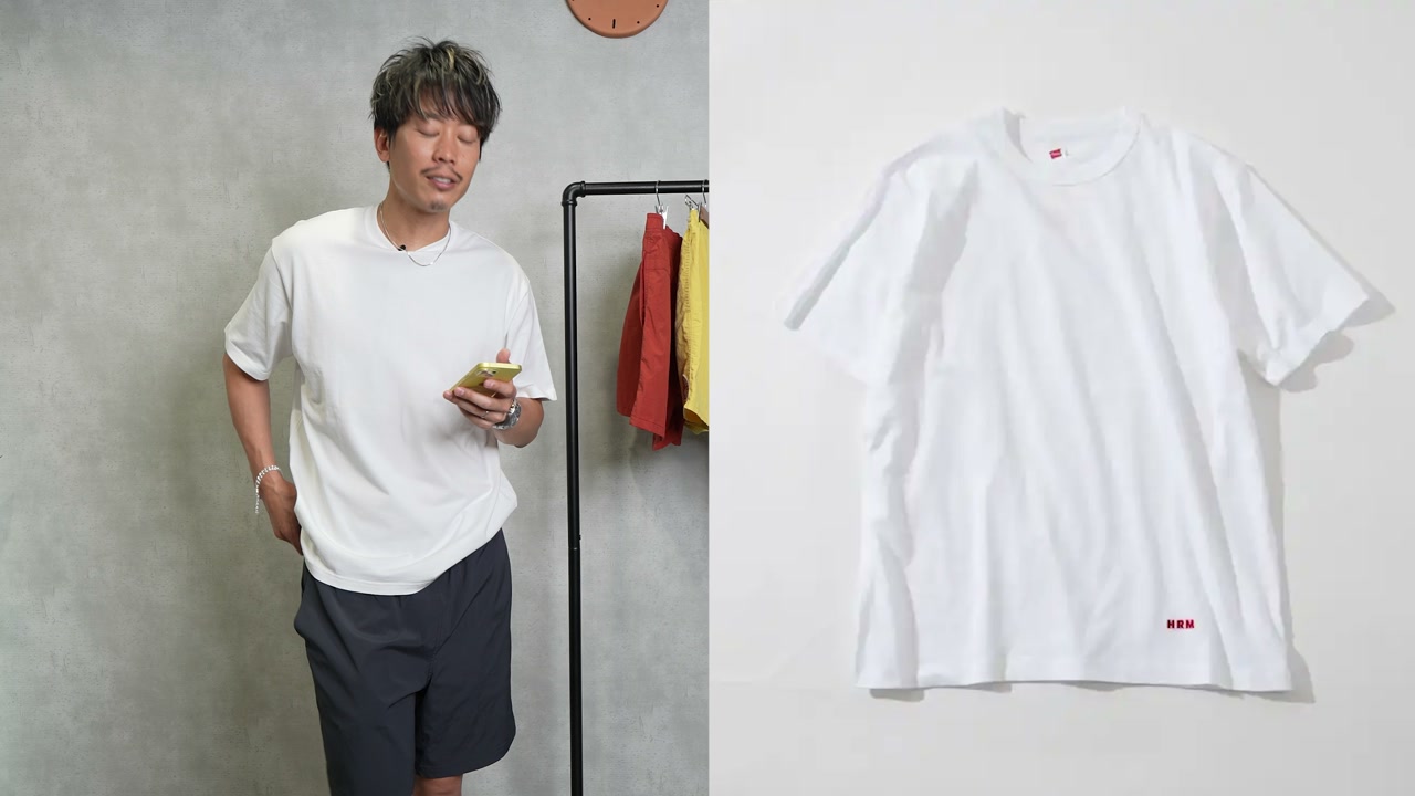 ヘインズコラボのパックT紹介シーン