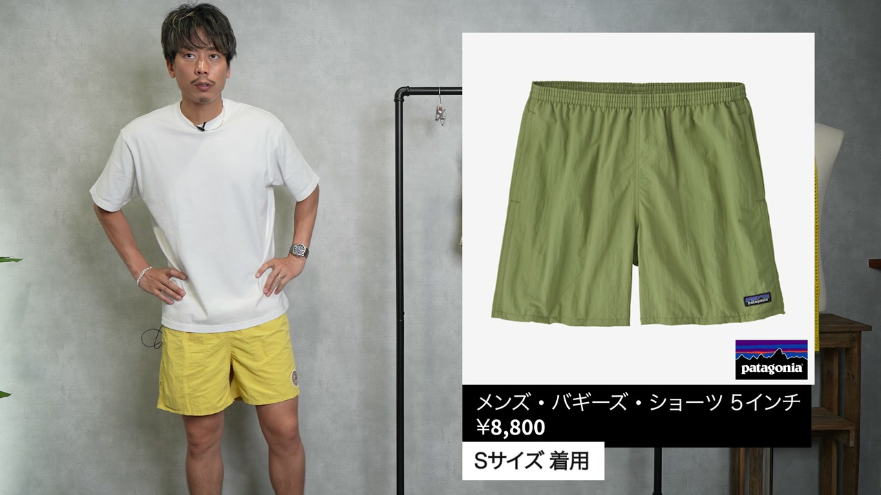 パタゴニア バギーズショーツ 着用コーデ