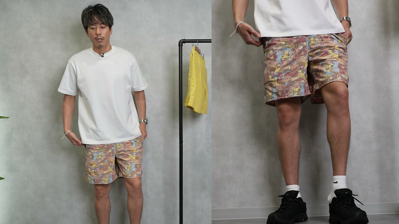 パタゴニア バギーズロング 着用コーデ 膝上丈
