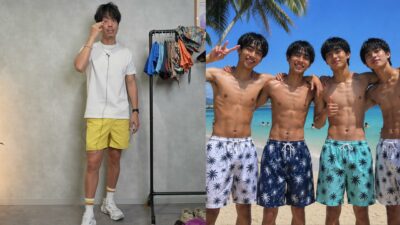バギーズショーツ複数カラーを並べた集合カット