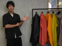 アークテリクス・ノースフェイス・パタゴニア・モンベル・デサントのレインアウター5本を並べたオープニングカット