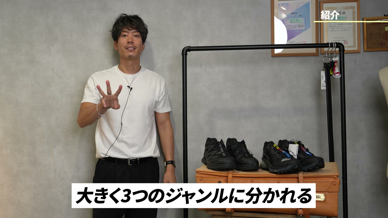 サロモンの3ジャンル分類を説明するシーン