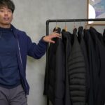 アークテリクスの秋冬アイテムをずらりと並べたオープニングカット
